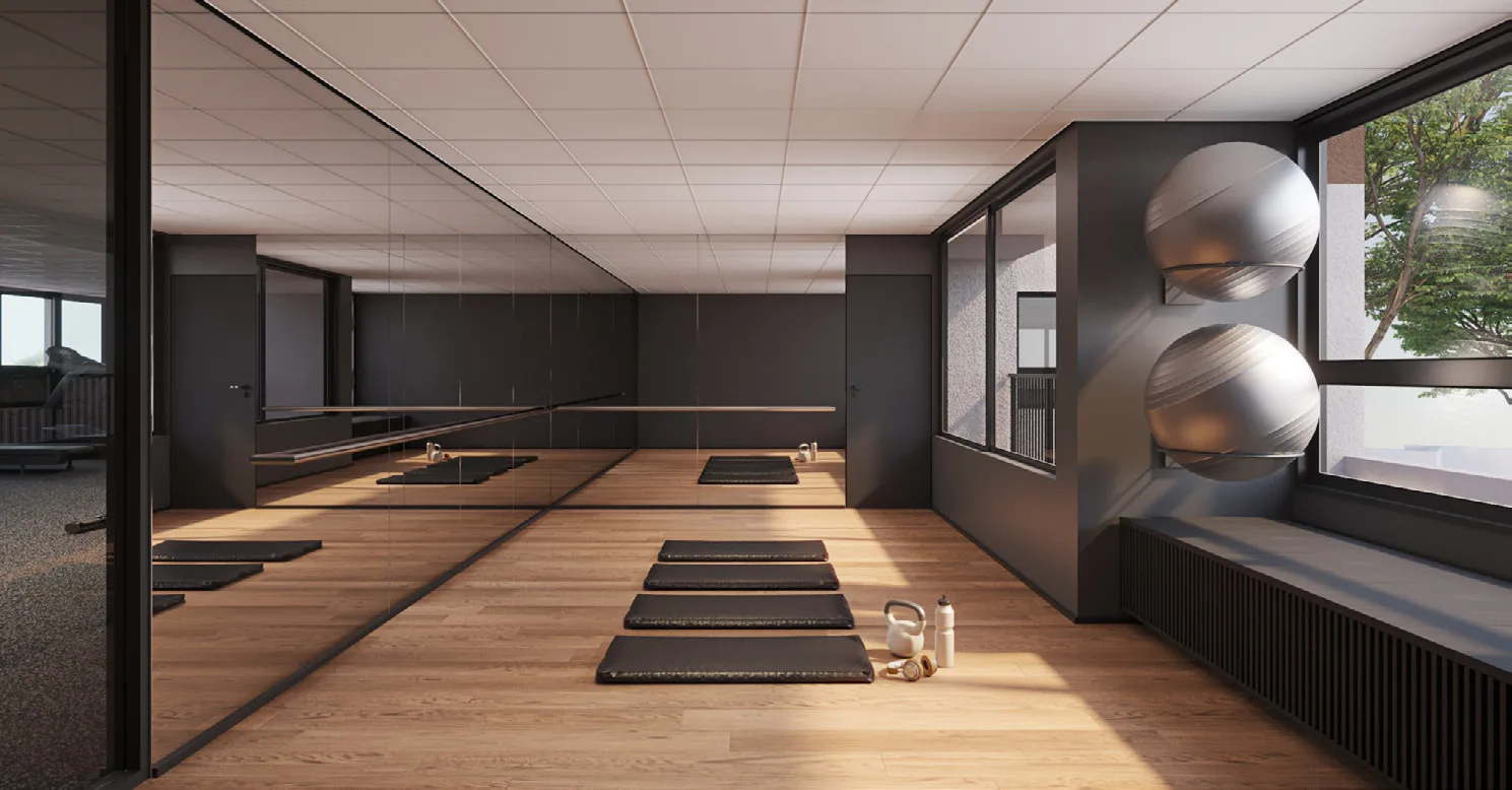 Sala multiuso de ginástica
